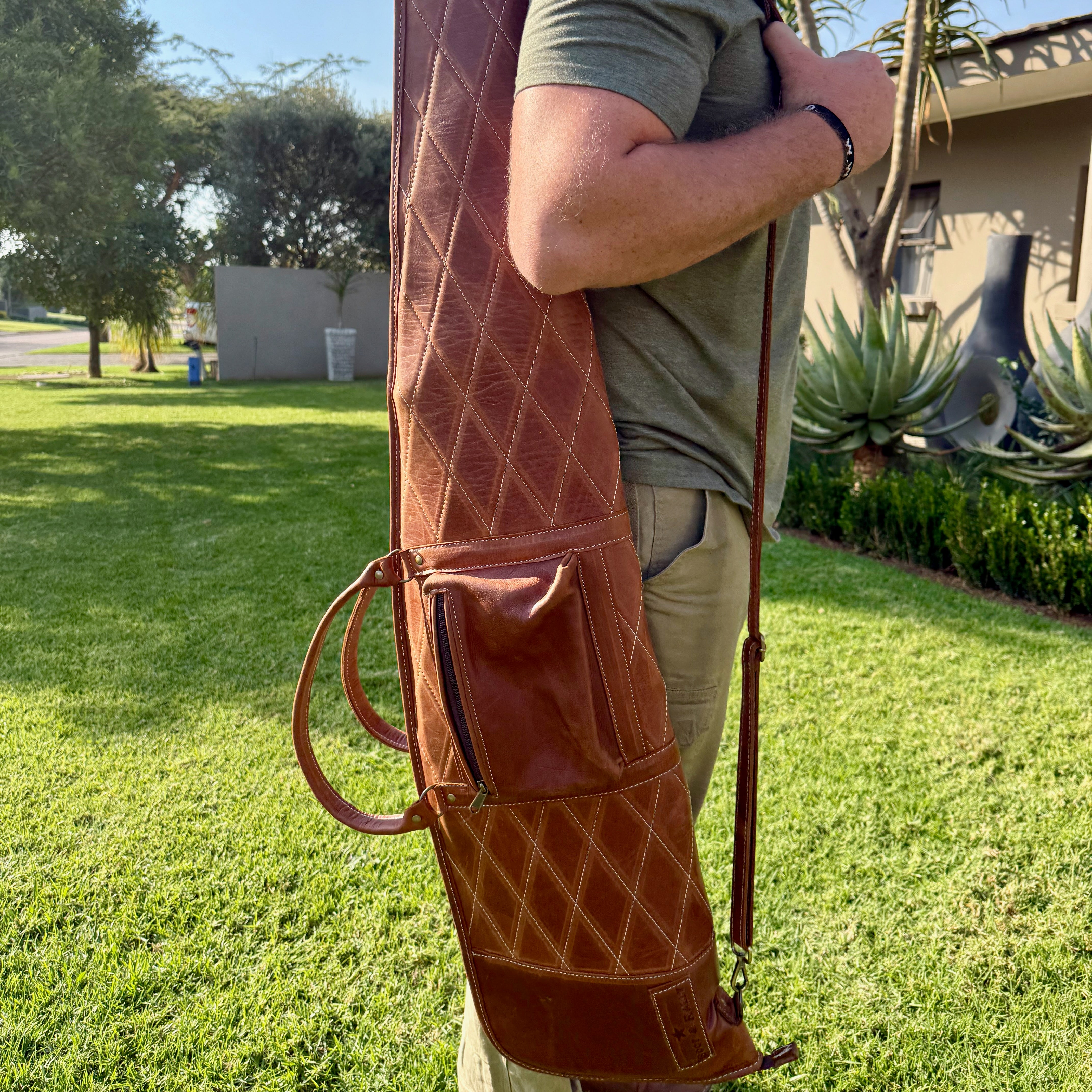Hunting Rifle Bag Full Leather