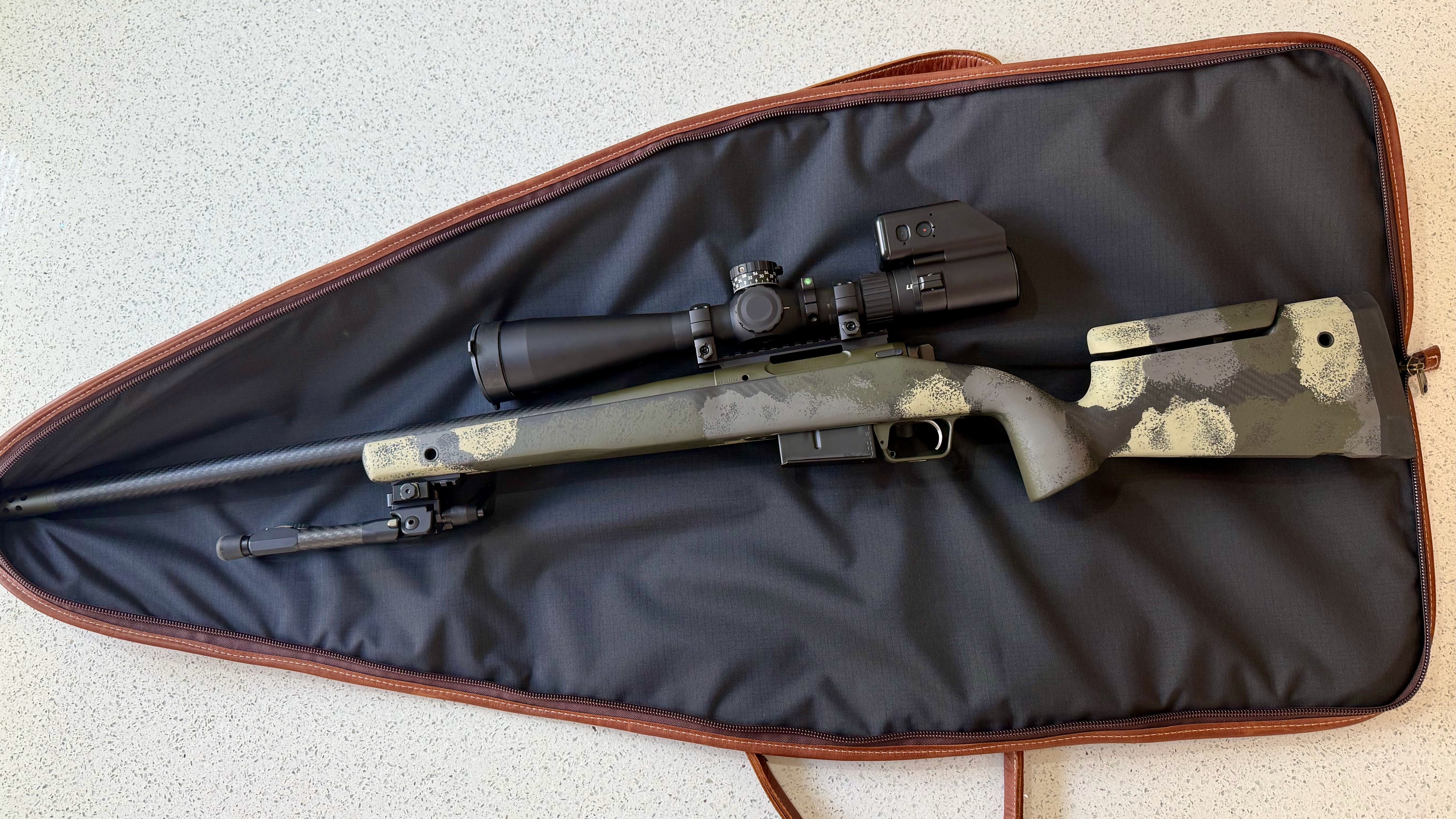 Hunting Rifle Bag Full Leather