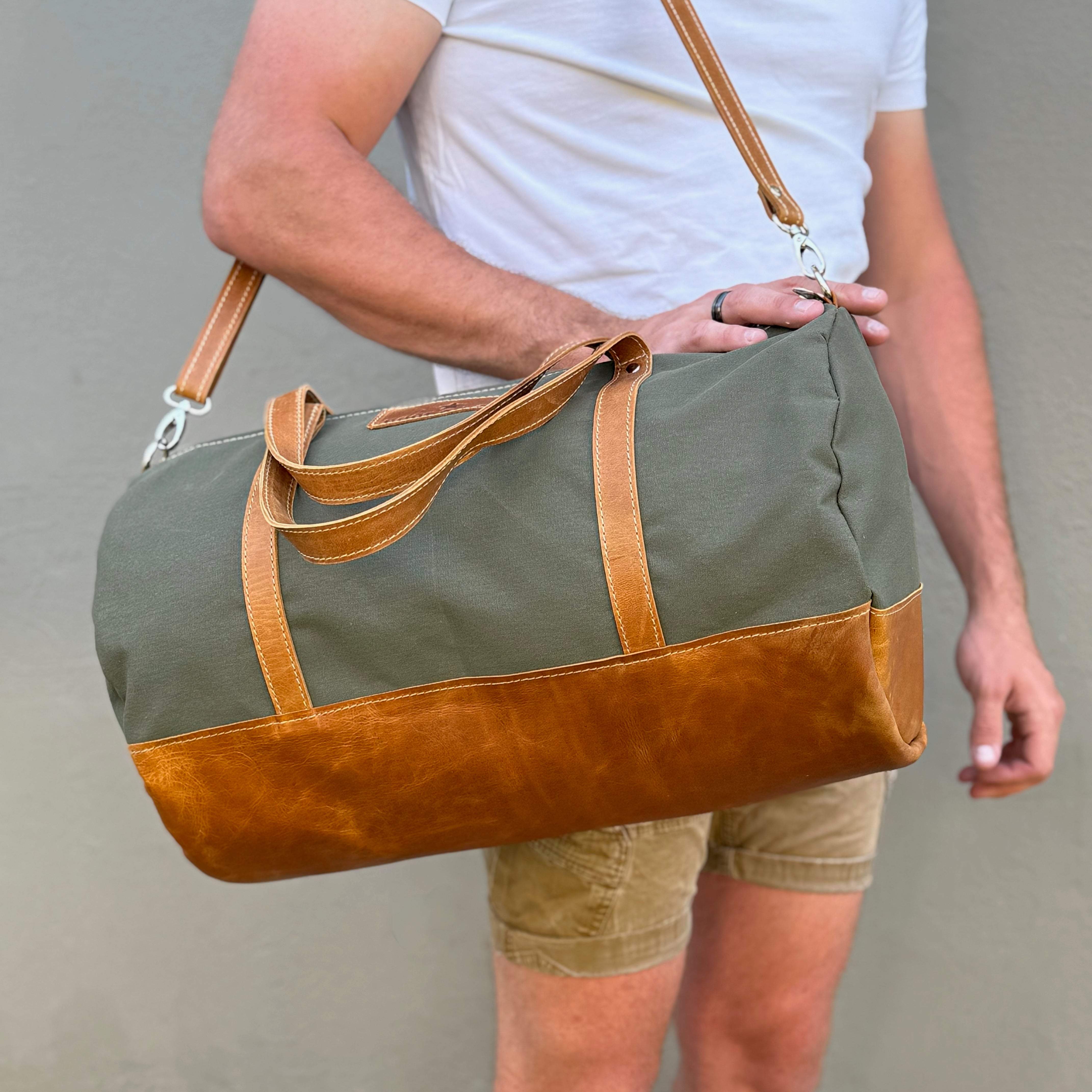 Canvas & Leather Travel Bags