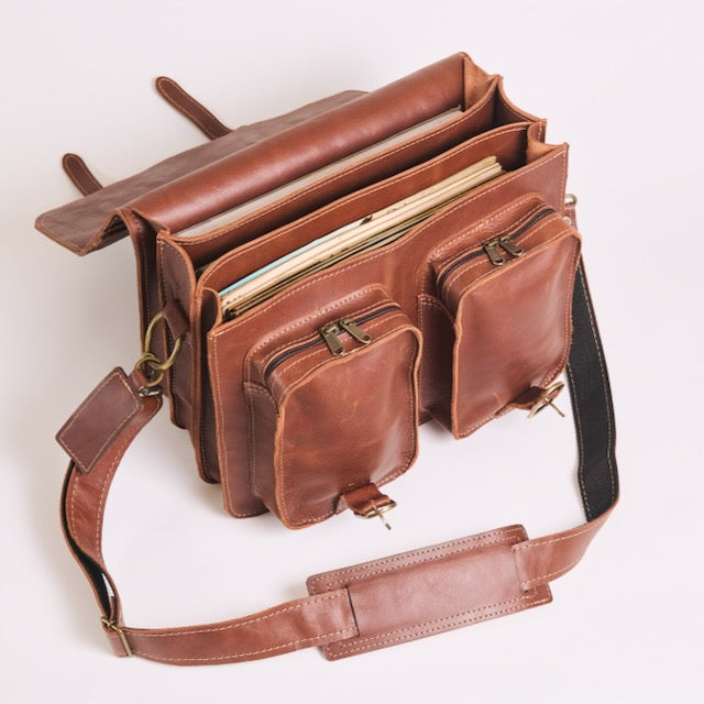 Vintage Leather School bag