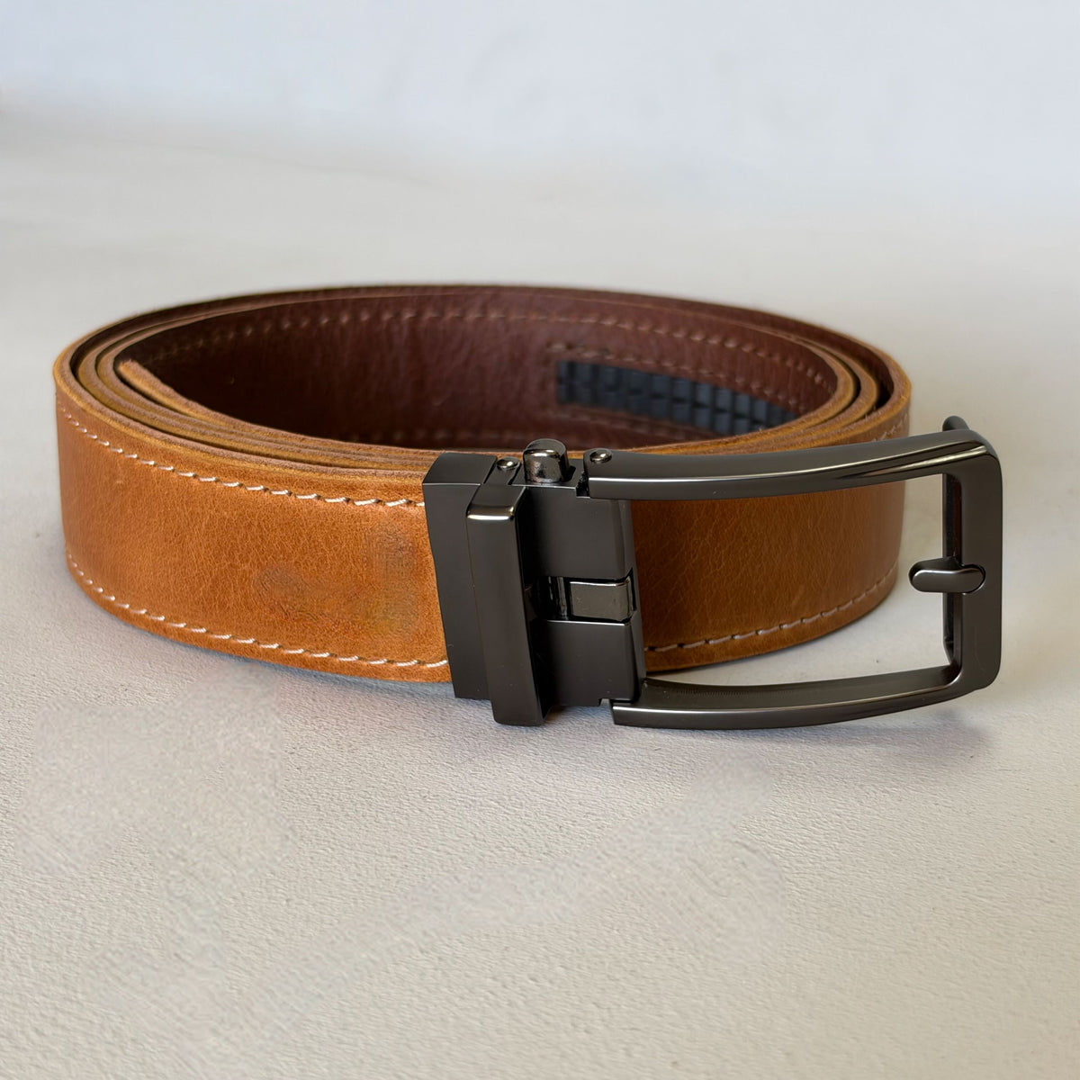 Slick Belt Complete ( Brushed Silver Open)