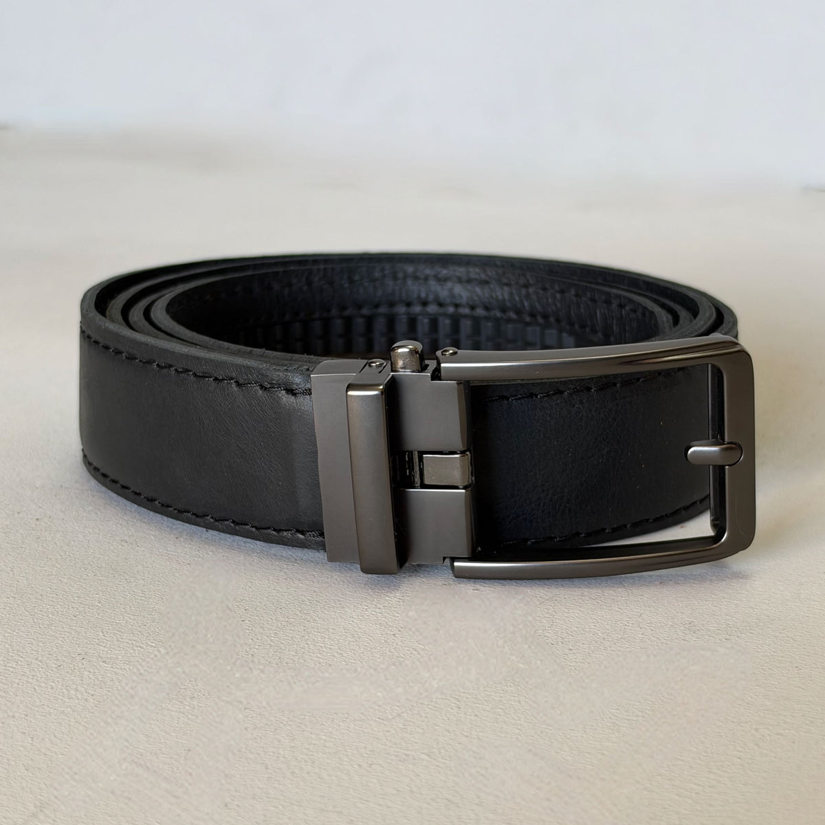 Slick Belt Complete ( Brushed Silver Open)
