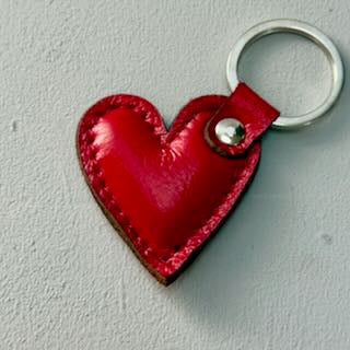 Red Heart Keyring