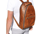 Load image into Gallery viewer, AB Laptop Backpack Leather