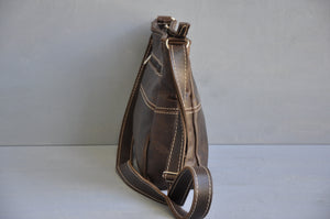 Jana Bag / long sling - (choc brown)