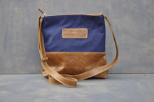 Load image into Gallery viewer, Hipster Mini - (Blue canvas / Diesel toffee)