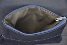 Load image into Gallery viewer, Utility Pouch - Full Leather (Dark Blue)