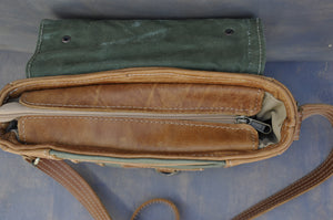 De La Rey satchel (Reclaimed Canvas & Leather)