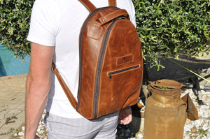 The AB Laptop Backpack ( Full Leather )
