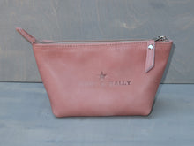 Load image into Gallery viewer, Utility Pouch - With Base /  Full Leather (Dusty Pink)