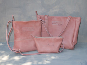 Combo Deal - Lize-Marie , Mini Hipster, Cosmetic Bag - Dusty Pink