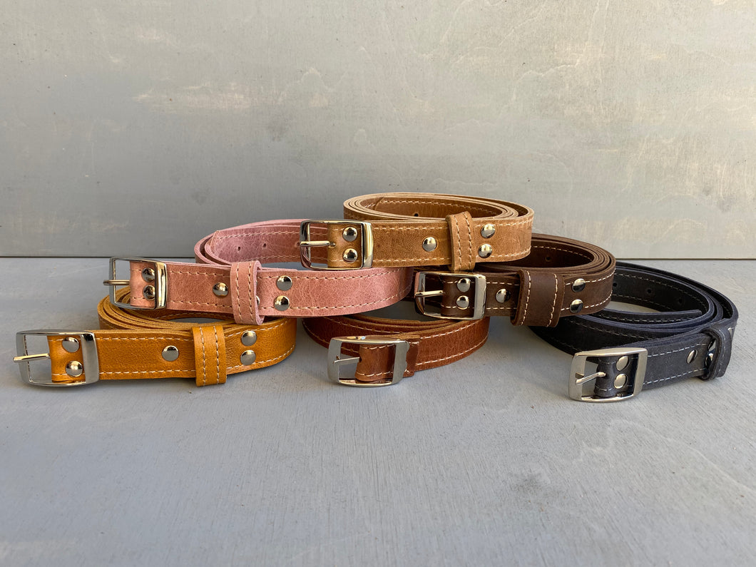 Womens leather belt