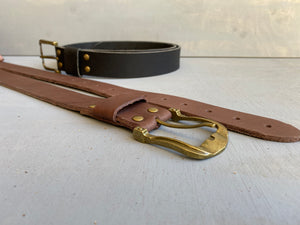 Mens leather belts
