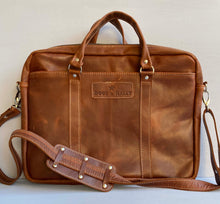 Load image into Gallery viewer, Peter Laptop Bag ( Tabacco )