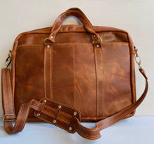 Load image into Gallery viewer, Peter Laptop Bag ( Tabacco )